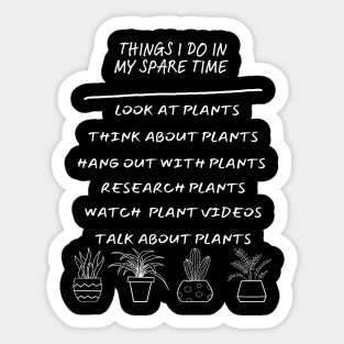 Houseplant love Sticker